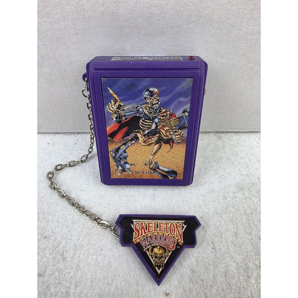 Vintage 1995 Warriors Legion Light‎ And Noise Keychain Dr Cyborn